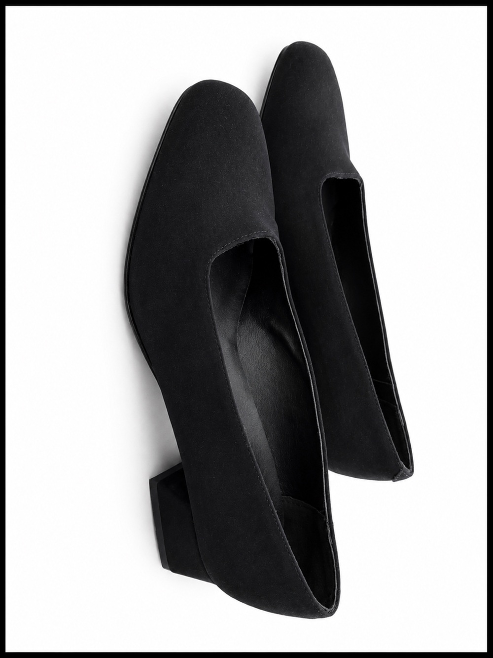 Sesto Meucci Black Suede Ballet Flats- size 9